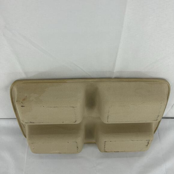 Pampered Chef Mini 4 Loaf Stoneware Bread Pan 15"x 9" FHC Classics VGUC - Picture 4 of 12